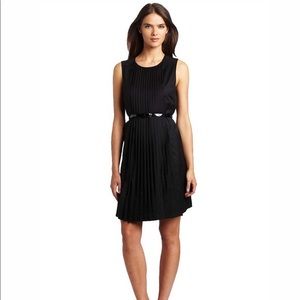 Ted Baker London Black Vaira Pleated Front Dress 1
